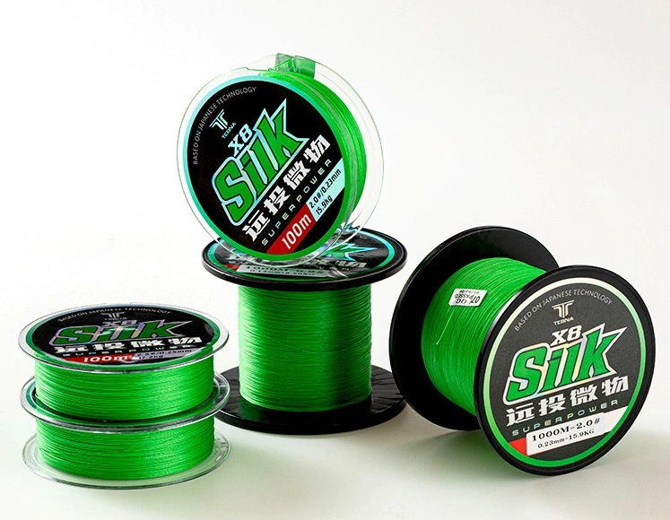 Fishing Line PE 4 8 Abrasion Resistant Fade Resistant Cast Longer Thinner & Smooth Braided Wbb14571