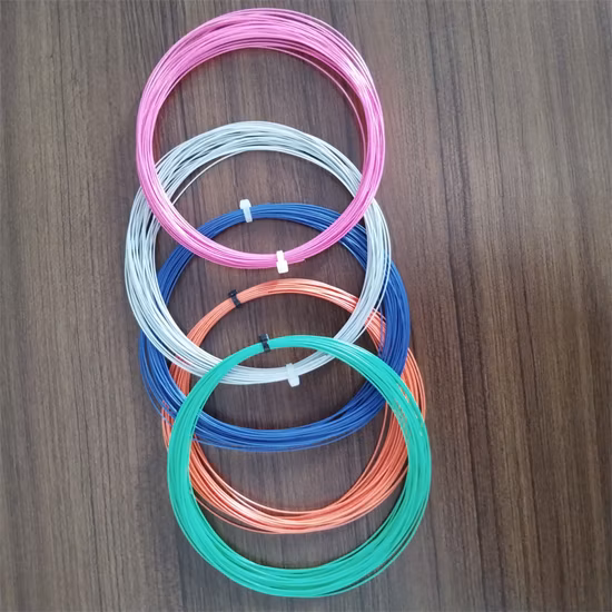 Mezcla de colores de alta calidad para interiores/exteriores, fabricantes de cuerdas de raqueta de bádminton